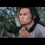 Liu brings an intense physicality to his performace. Here, enduring gangrene and a broken leg, he actually seems skinnier and ill.